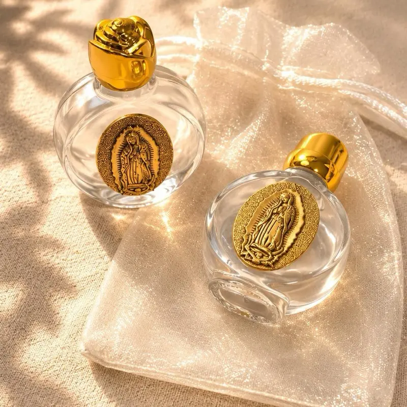 12pcs holy  water bottles, baptism first communion, Recuerdos para Bautizo