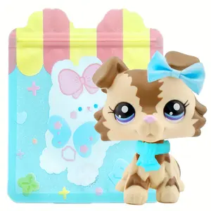 Mini Pet Shop Collie Collectible Dolls, Cute Accessories Included, Perfect for Birthday, Christmas, Halloween Gifts, Ideal for Lps Fans