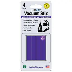 UltraScent Vacuum Stix Vacuum Deodorizer Sticks for All Vacuums, Non-Toxic, Long-Lasting Vacuum Air Freshener