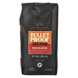 BulletProof Artisan Coffee, The Mentalist™, Ground, Medium-Dark Roast, 12 oz (340 g)