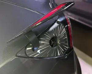 Charge Port Wrap Cover Compatible with Tesla Model Y () & Model  (), Premium Paint Protection Film (PPF), Easy DIY Installation  Matte Carbon Fiber Style
