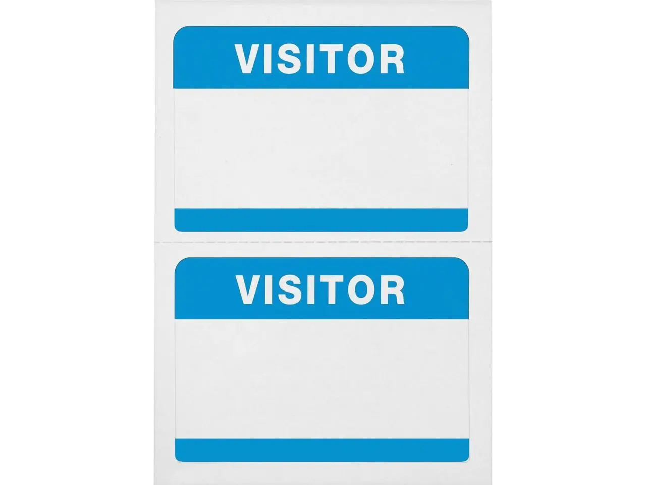 Advantus Self-Adhesive Visitor Badges Advantus Self-Adhesive Visitor Badges