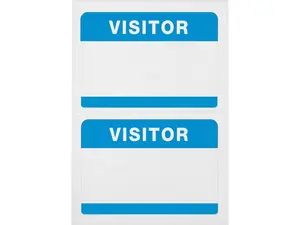 Advantus Self-Adhesive Visitor Badges