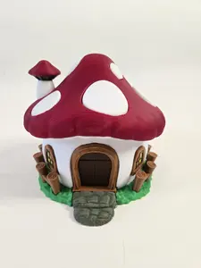 Mushroom House with opening lid