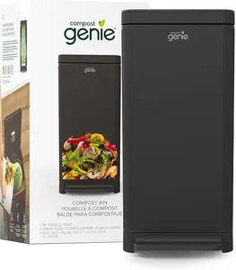 Compost Genie 3.6-Gallon Stainless Steel Kitchen Compost Bin