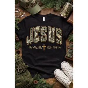 Ready to Press Jesus The Truth The Way & The Life DTF