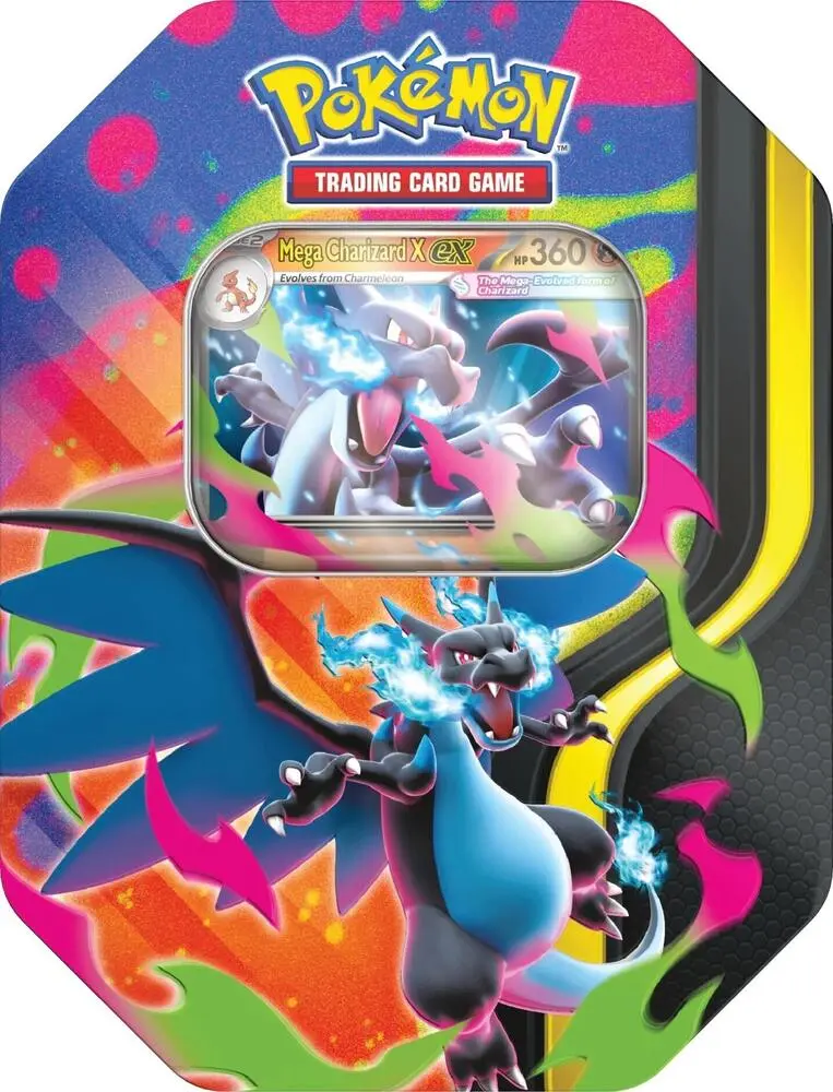 Mega Charizard X ex Tin (ripp live)