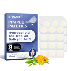 12pcs Water Gel Patch Sheets, All-Day Waterproof Breathable Protection, Round Transparent Design, Suitable for All Skin Types, Skincare & Beauty Care, Hydrocolloid, Salicylic Acid, Hypoallergenic, Acne Patches