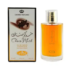 Choco Musk Arabian Unisex Perfume Spray 50ml - Sweet and Spicy Oriental Vanilla Fragrance, Cruelty-Free, Non-Toxic, Single Item, Gourmand Edition