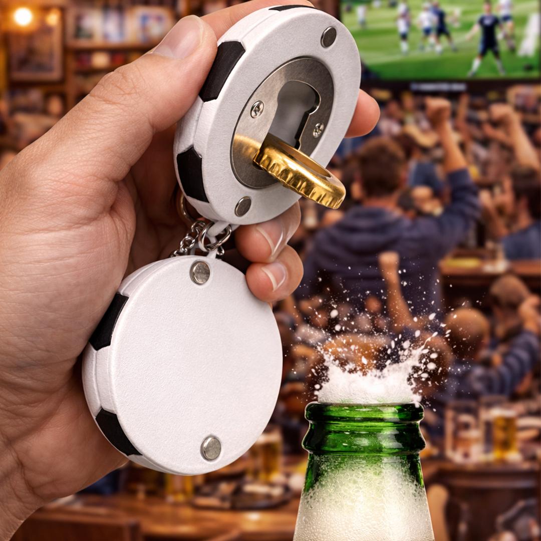 Game Day Gear: Soccer Bag Charm & Magnetic Bottle Opener Multi-Tool