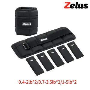 【SpringStatements】ZELUS Soft Iron Z-Fit Ankle Weights 1 Pair Adjustable, 4LB/7LB/10LB for Women Men, Ultra Thin Leg Weights with Adjustable Straps, Arm Weight for Gym Home Yoga Jogging Walking,arm training