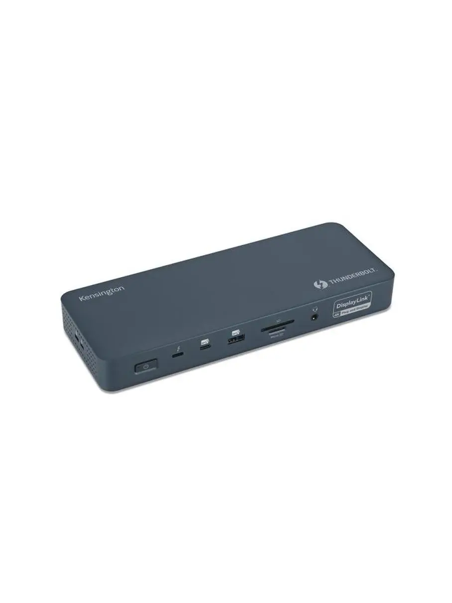 Kensington K35232NA EQ Thunderbolt 4 Quad 4K 40Gbps Dock with DisplayLink Technology - Midnight Blue