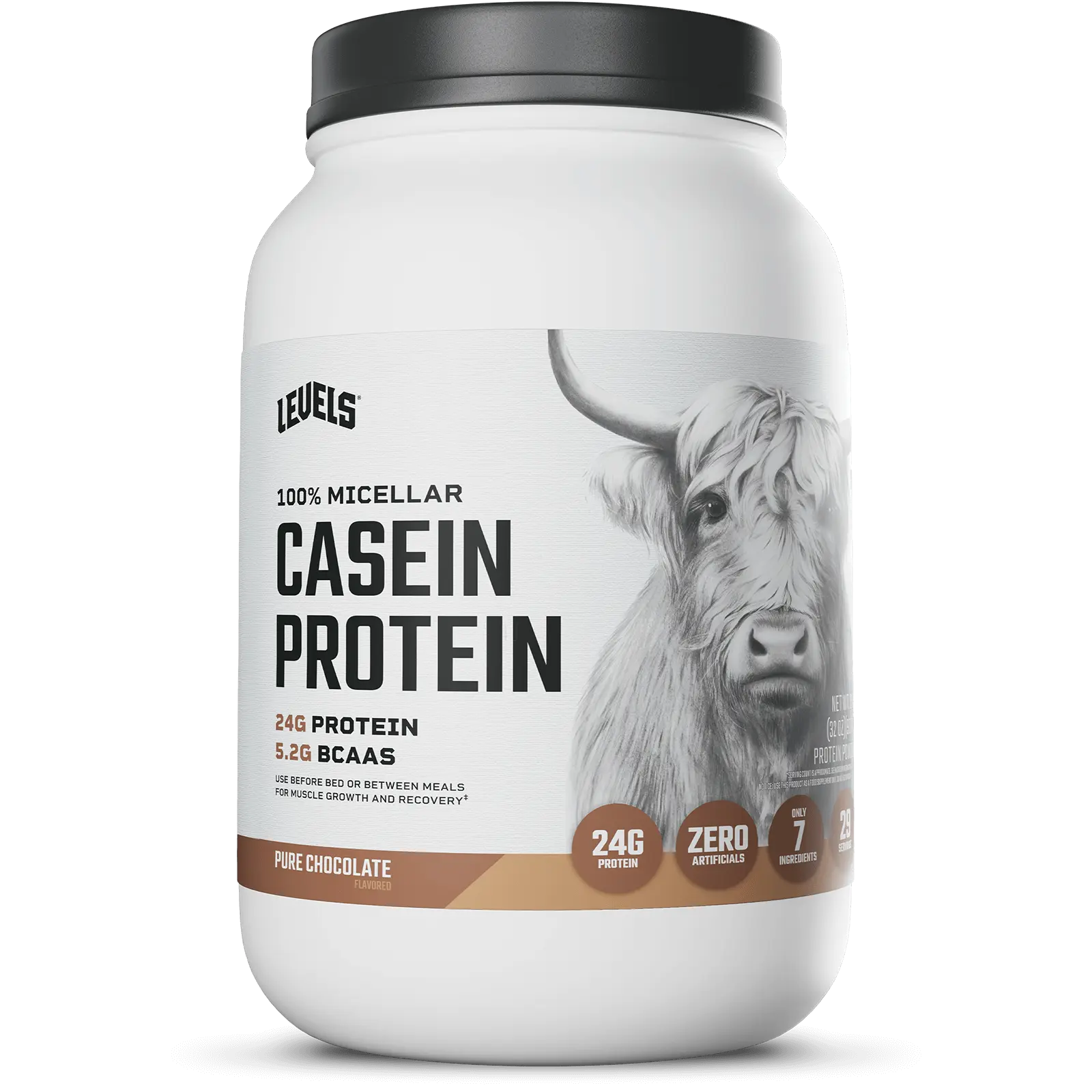 Levels Casein Protein, 100% Micellar, No Artificials, 24G of Protein Levels Casein Protein, 100% Micellar, No Artificials, 24G of Protein