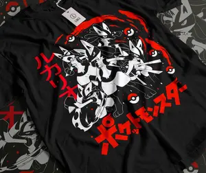 Pokemon Lucario Shirt, Lucario Anime Shirt, Lucario Type Fighting Steel, Anime Japanese Shirt, Eevee Evolution Shirt, Pokemon Lover Gift