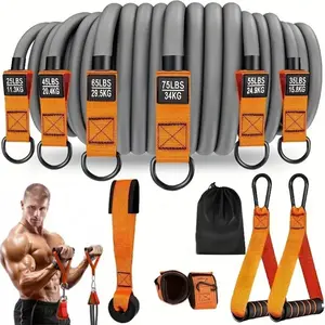 300lbs Resistance Bands for Workout – Exercise Bands with Handles for Men & Women, Perfect for Strength Training, Home Gym Fitness Equipment