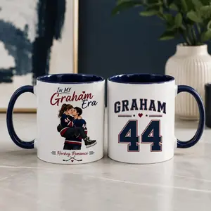Off Campus Garrett Graham Mug, Hockey Romance Coffee Cup, Gift for Fans