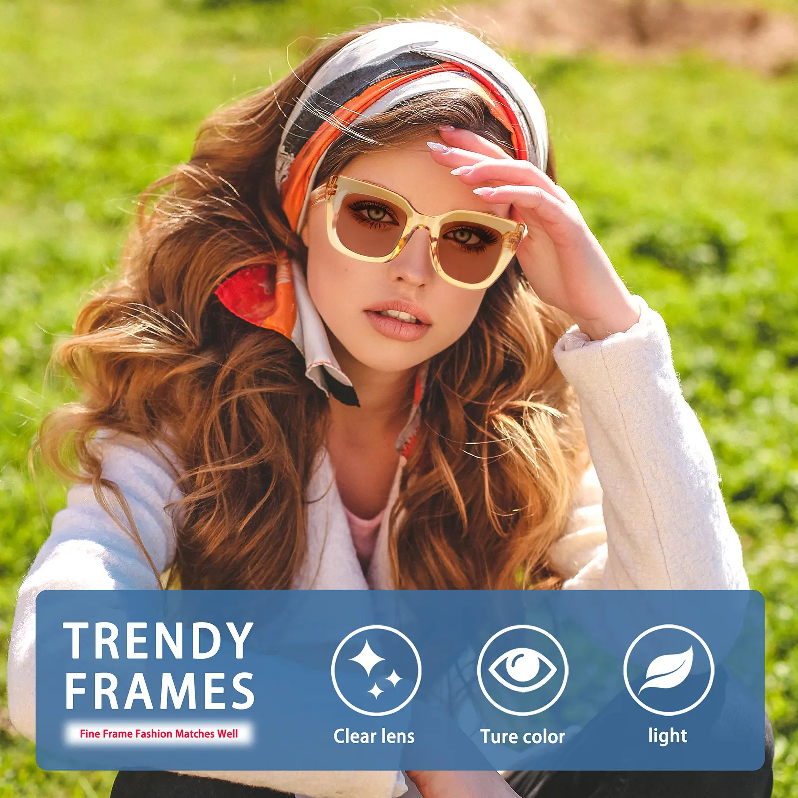 4 Pack Reading Sunglasses for Women Blue Light Blocking UV 