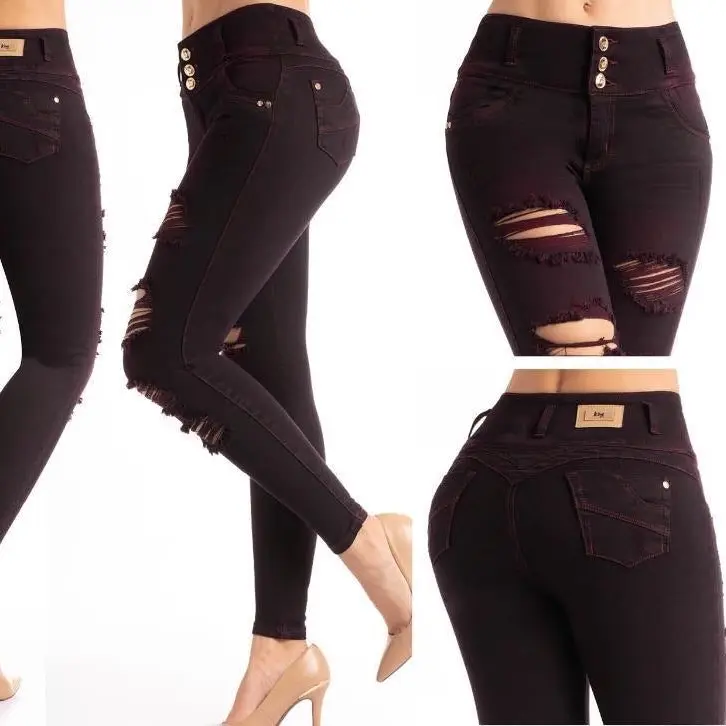 Jeans Colombiano Levantacola 2715