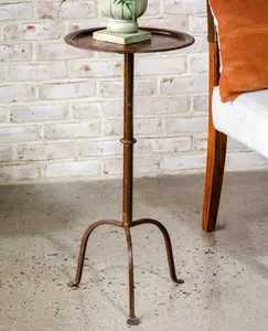 3 Leg Brass Side Table