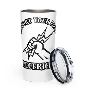 SYL Electrician - Tapered stainless steel tumbler