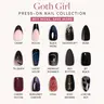 Glamnetic Goth Girl Press On Nail Collection