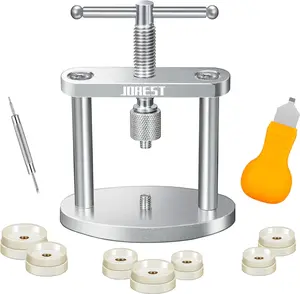 SummerVibes Jorest Watch Repair Tool Set, Round Dial-Only Kit with Diameter Compatibility, Easy Assembly, Efficient Closing Back Case Closer, Energy Efficiency, Glass Surface Protection, Watch Opener Remover & Battery Replacement Pry Tool
