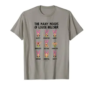 Bob's Burgers Many Moods Of Louise Belcher T-shirt