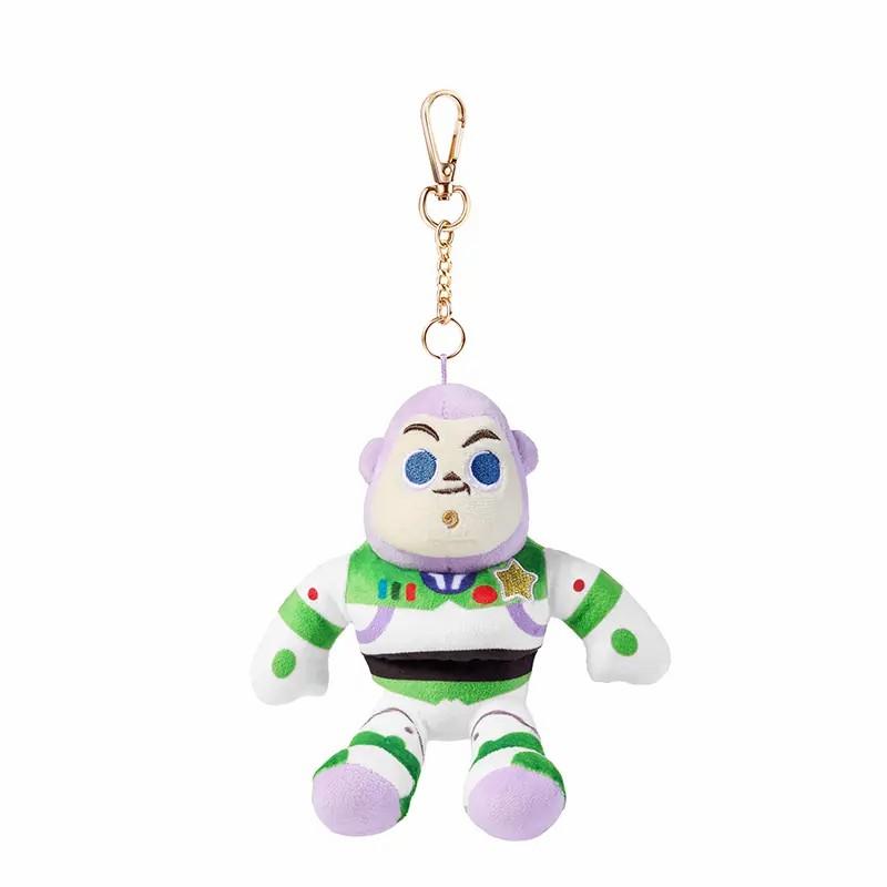 MINISO x Disney Pixar Toy Story 5 Official Licensed Cute Plush Keychain - Bag Charm, Keychains for Backpacks, Collectible Pendant, Mini Doll (Woody, Buzz, Jessie Figure), Collect All 4, Ideal Gift for Kids (Graduation, Birthday)