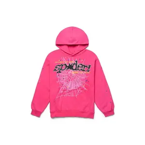 Sp5der Men's P*NK V2 Hoodie Pink, from StockX