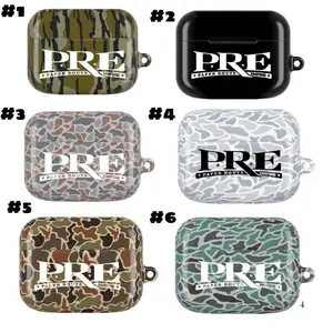 PRE AirPods Case, Duck Camo/White Camo Bottomland Camo/Black Airpod Case, Trending Retro Design, Shockproof Protective Cover for AirPods Gen 1 2 3 4 & Airpods Pro 1 2 3