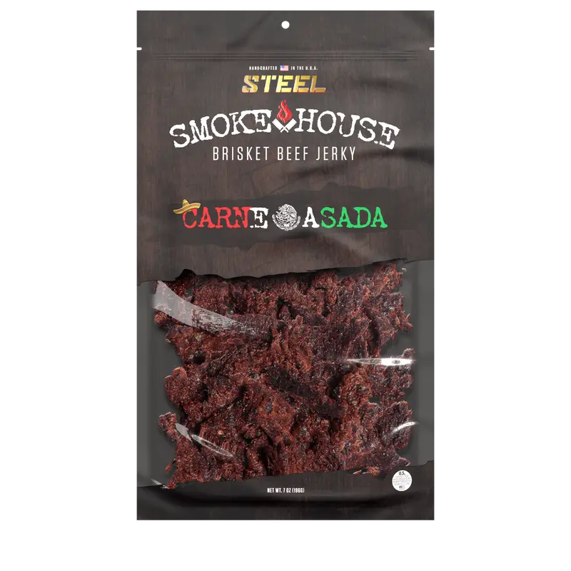 7 oz. Steel Smokehouse Brisket Beef Jerky