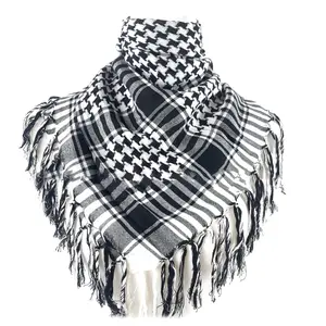 Arab Scarf Religious Square Kerchief Multi Purpose Keffiyeh Headscarf for Arab Scarf Religious Square Kerchief Multi Purpose Keffiyeh Headscarf for