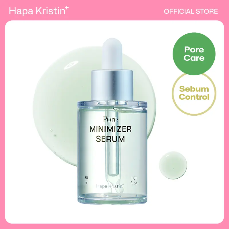 [Hapa Kristin] Korean Skin Care Pore Serum for Face – 1Fl Oz Niacinamide Pore Cleaner Bakuchiol Serum with Witch Hazel – Reduce Enlarged Pores, Excess Sebum