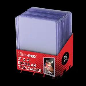 ULTRA PRO ( 25pcs ) 3" x 4" Clear Regular Toploaders
