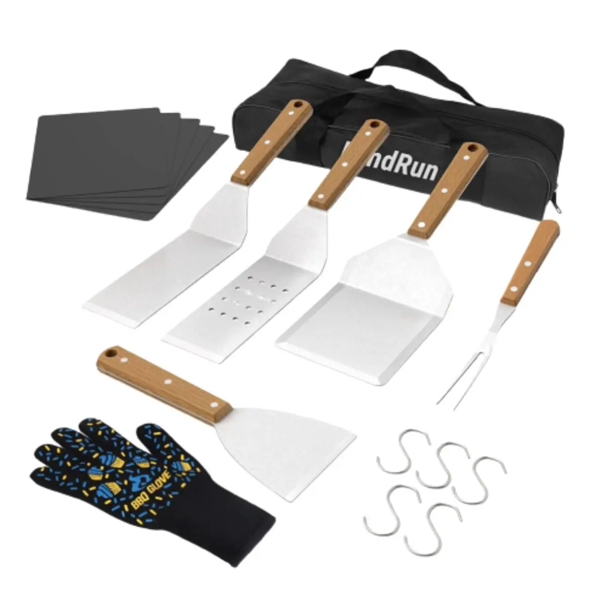 16-Piece BBQ Grill Tool Set