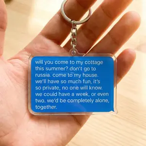 Hollander Rosanov Message Acrylic Keychain, Hollanov LGBT Hockey Romance Bag Charms, Team Rozano Hollander Keychain Fan Valentine Gift