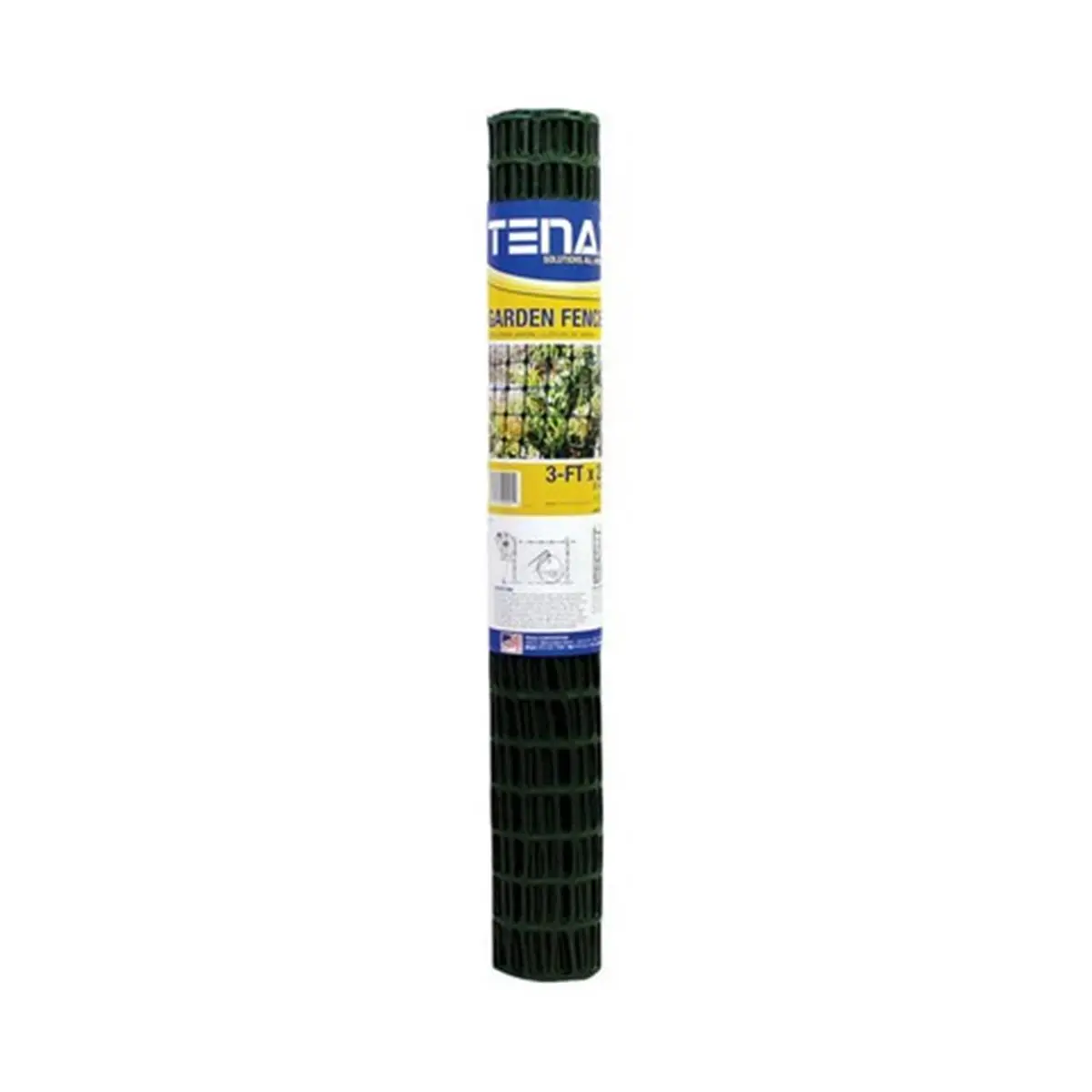 212 MAIN Tenax 2A140091 Mesh Home & Garden Fence, 25 ft x 36 in, Mesh Material