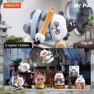 TOYCITY Mr. PA "Cultural Journey" Series Blind Box - Random Cute Panda Figure for Car & Office Desk Decor, Companion Collectible, Birthday/New Year Gift (1/72 Hidden Chance) Blind Bag