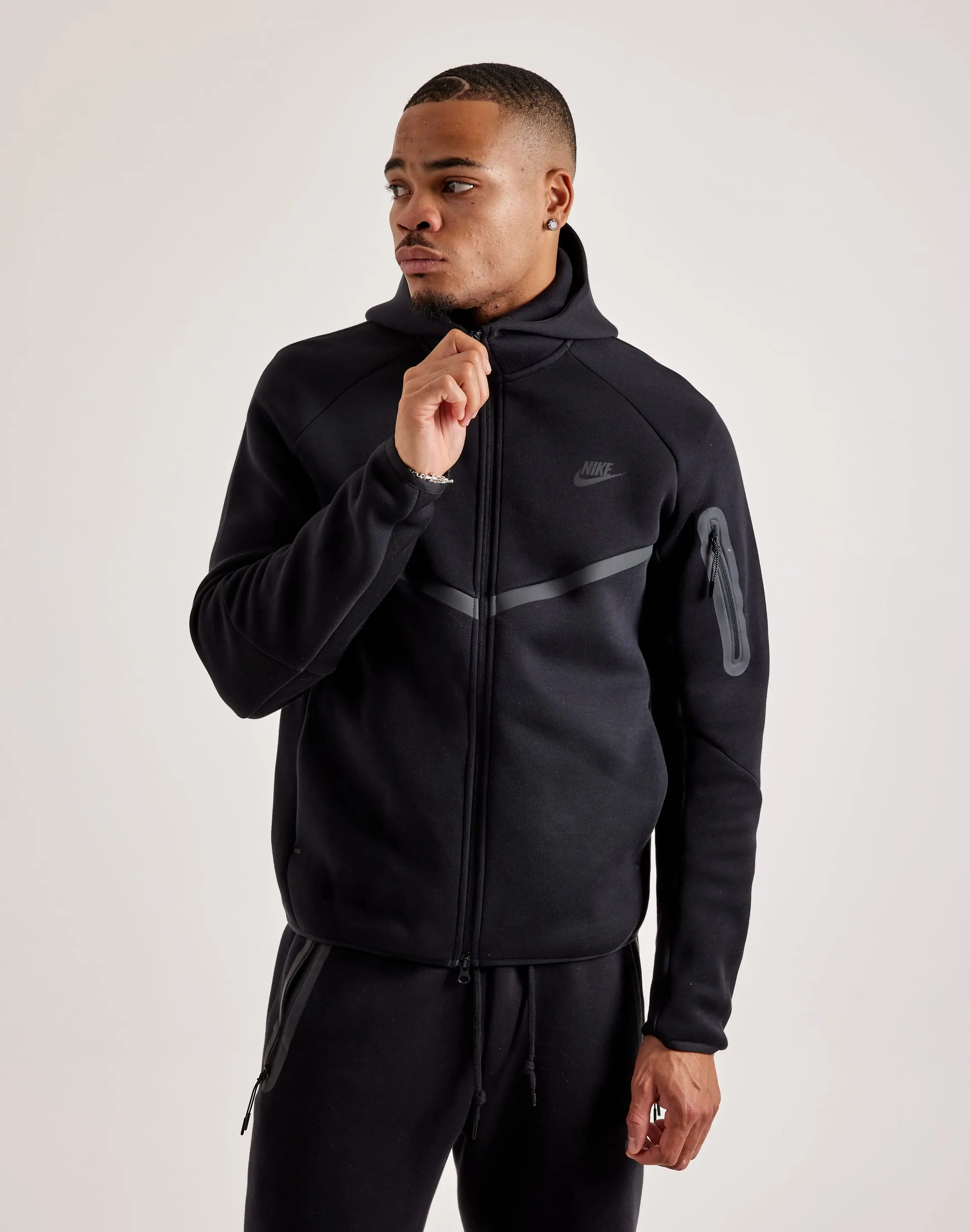 Mens Nike Tech Fleece Windrunner Full-Zip Hoodie Mens Nike Tech Fleece Windrunner Full-Zip Hoodie