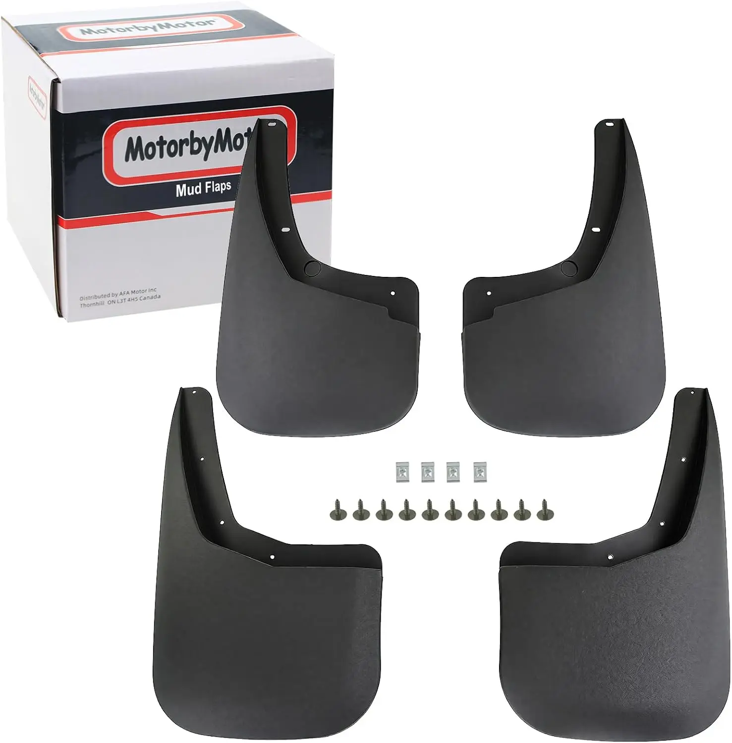 Motorbymotor Black Polypropylene+TPO Automotive Truck Mud Flaps Splash Guards, 4pcs Direct Fit Front & Rear for Chevy Silverado 1500 (07-13), 2500HD, 3500, 3500HD (OE:03RSA4503ABK,19212761,19212771,19212550,19212551) Vehicle Car Accessories, No