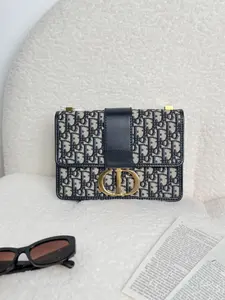 Pre-owned Dior 30 Montaigne Monogram Bag – Blue（2020）16