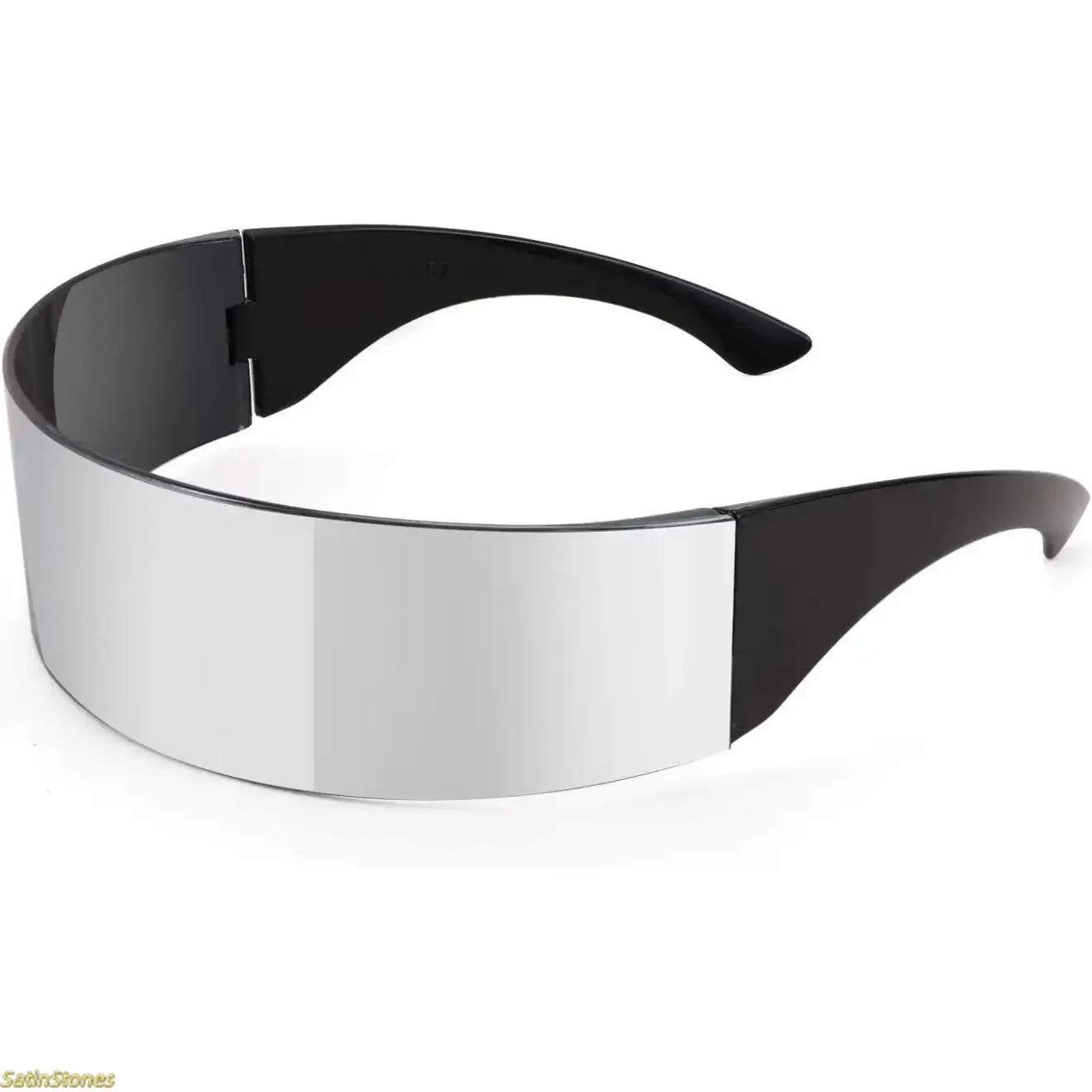 2026 Hot 80s Futuristic One-Eyed Cyberpunk Sunglasses – Unisex Punk Cosplay Glasses (B2740)