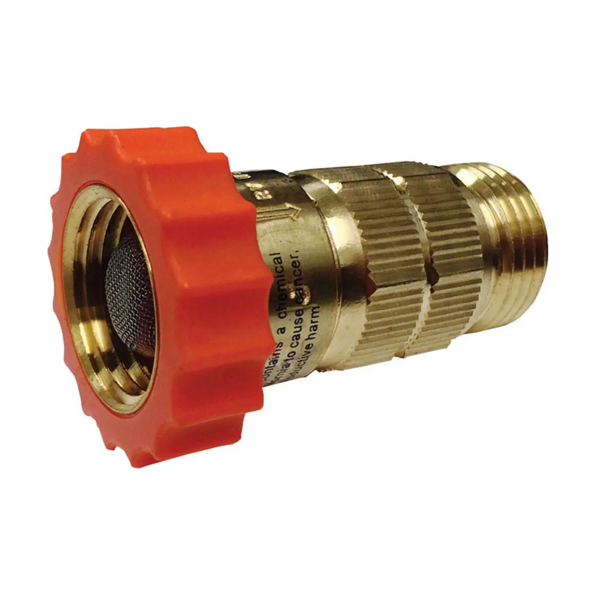 212 MAIN RV Water Pressure Regulator (RV-321C) - US Hardware Brass Construction, Factory-Set Design, Included Hose, High-Pressure Guard for Sailing, Outdoor Water Sports