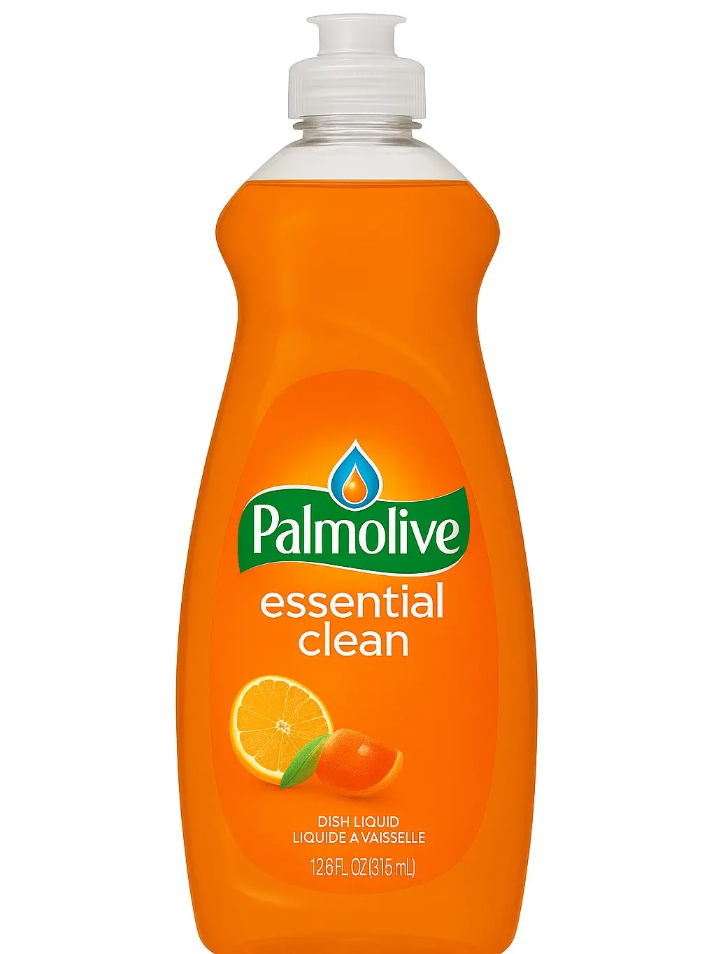 Palmolive Essential Clean Dishwashing Liquid 12.6 oz Bottle Fresh Citrus Scent Tough on Grease Gentle on Hands