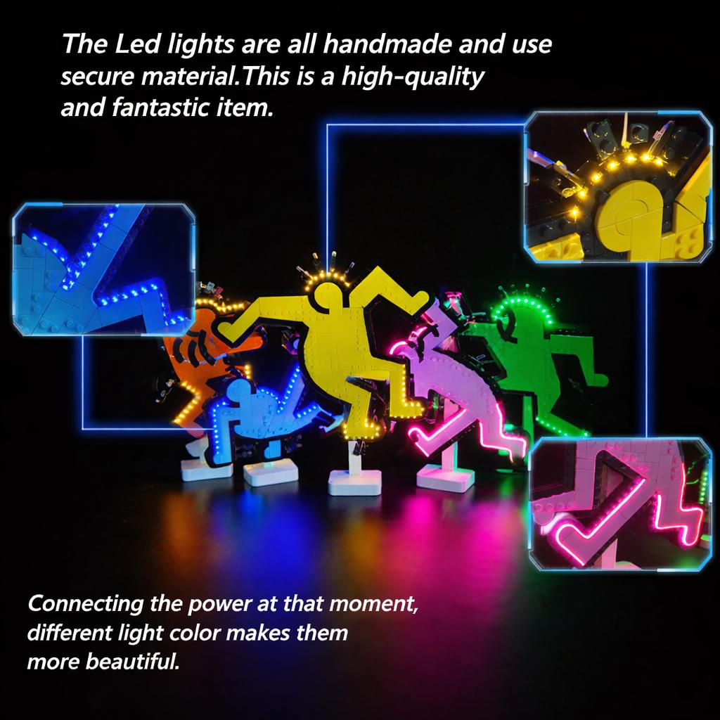 LYBMTWF LED Lighting Kit  for LEGO 31216 Dancing Figures  (Bricks Not Included)