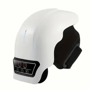 Knee Massager with Heat, Cordless Heated Knee Massage for Pain Relief with 9 Heating Levels, 3 Vibration Modes, LED Screen, Adjustable Straps, Gift for Men and Women