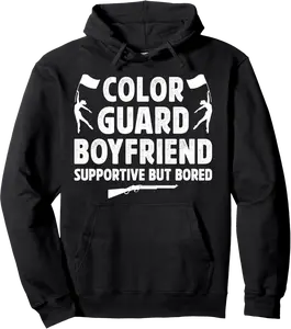 Color Guard Boyfriend Supportive But Bored Guard Boyfriend Pullover Hoodie - Ismaellc Shop 22B0F3J99QXN