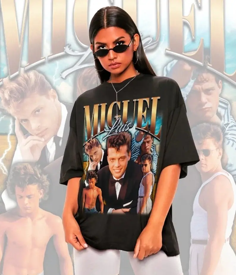 Retro Luis Miguel Shirt -Luis Miguel Tshirt,Luis Miguel T-shirt,Luis Miguel T shirt,Luis Miguel Merch,Luis Miguel Sweatshirt,Luis Miguel Tee