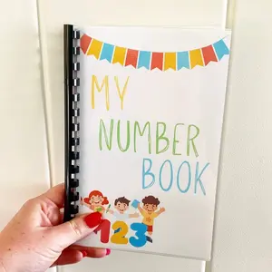 Number learning activity book