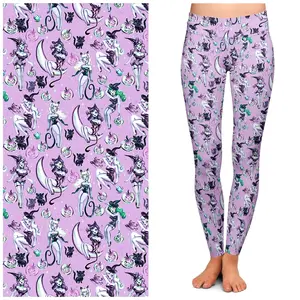 Vintage Witches Light Leggings by Miss Fluff x Lipstick & Chrome